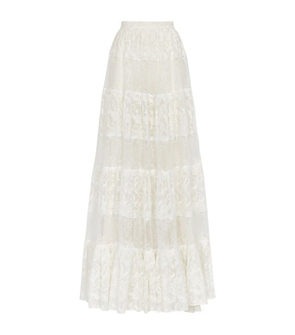 embroidered maxi skirts