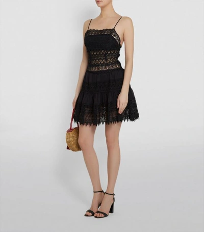 Shop Charo Ruiz Joya Lace Mini Dress