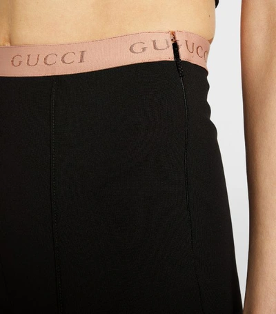 Shop Gucci Logo Stretch Leggings