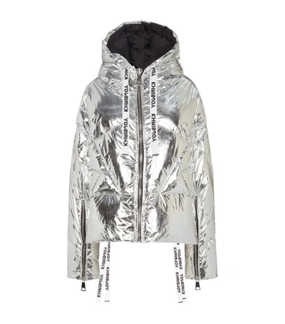 Shop Khrisjoy Metallic Puffer Jacket