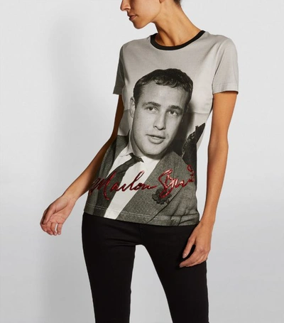 Shop Dolce & Gabbana Marlon Brando T-shirt