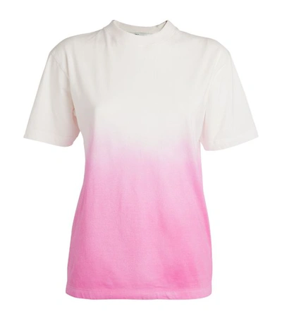 Shop Off-white Cotton Dye T-shirt