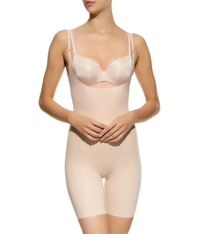Spanx 10130R Women's OnCore Open-Bust Mid-Thigh Sculpting Bodysuit