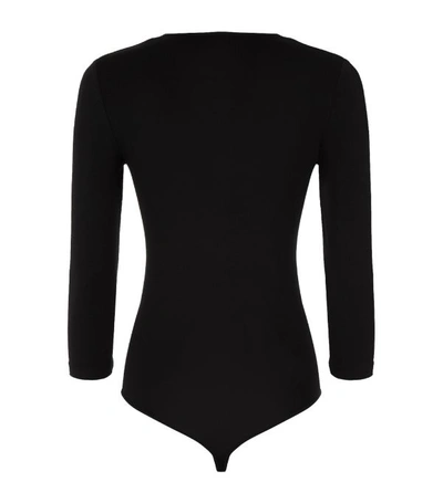 Shop Wolford Tokio String Bodysuit In Black