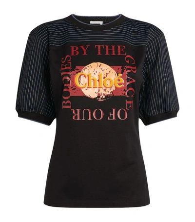 Shop Chloé Logo Graphic T-shirt