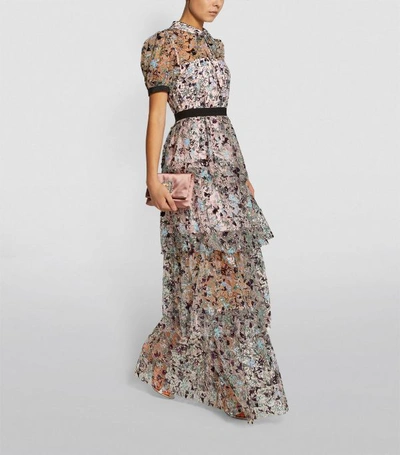 Shop Self-portrait Constellation Sequin Maxi Dress