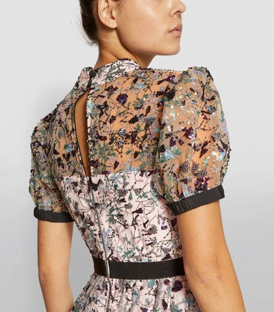 Shop Self-portrait Constellation Sequin Maxi Dress