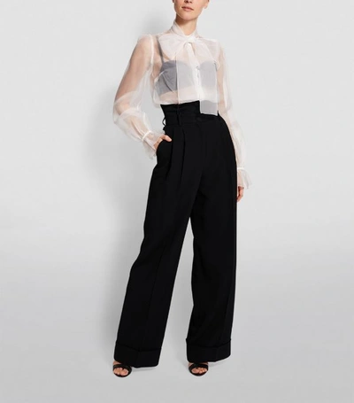 Shop Dolce & Gabbana Wide-leg Trousers