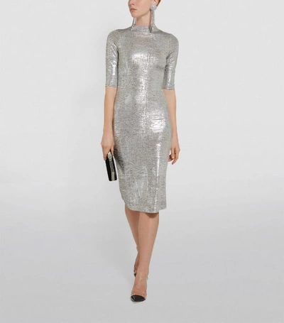Shop Alice And Olivia Delora Metallic Dress