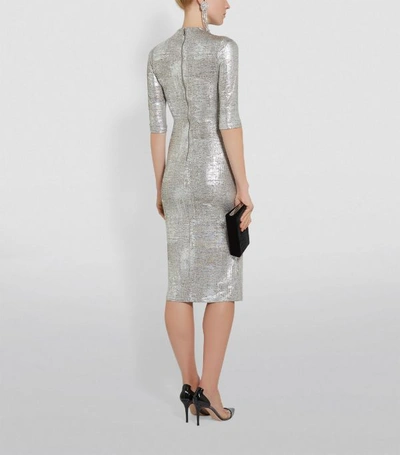 Shop Alice And Olivia Delora Metallic Dress