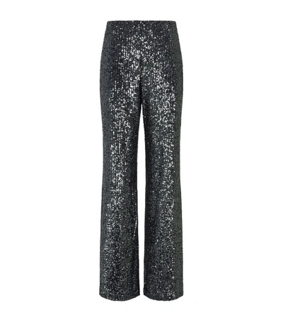 Shop Alice And Olivia Dylan Sequin Trousers