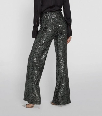 Shop Alice And Olivia Dylan Sequin Trousers