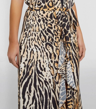 Shop Melissa Odabash Brianna Cheetah Print Wrap Dress