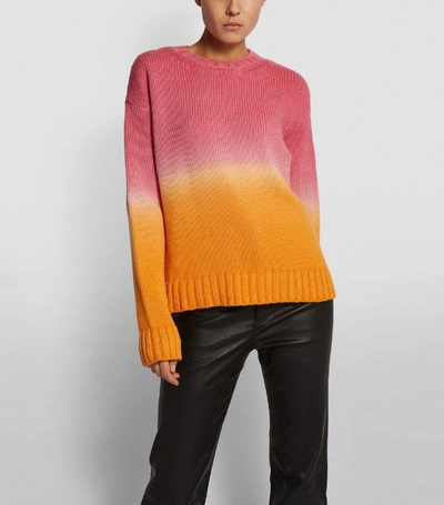 Shop Alanui Wave Life Wool-cashmere Sweater