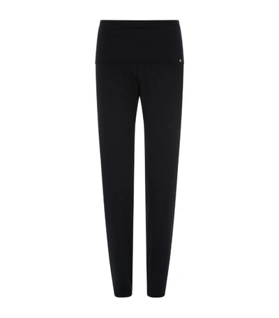 Shop Hanro Yoga Trousers In Black