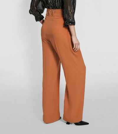 Shop Petar Petrov Hector Wide-leg Trousers