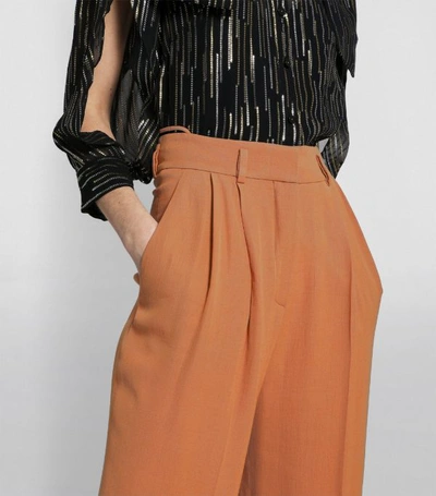 Shop Petar Petrov Hector Wide-leg Trousers