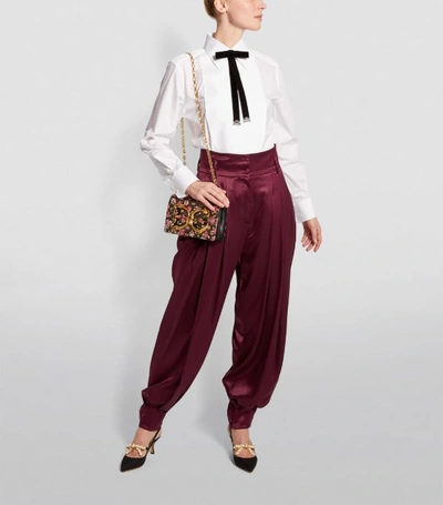 Shop Dolce & Gabbana Satin Balloon Trousers