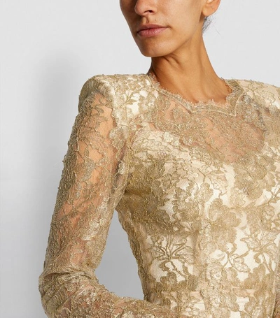 Shop Dolce & Gabbana Lace Mini Dress