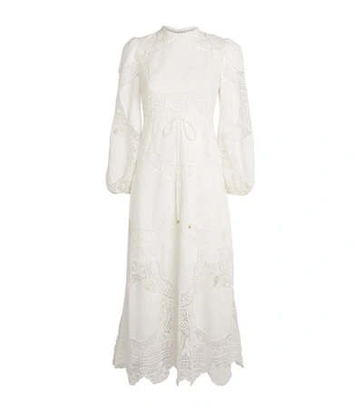 Shop Zimmermann Bonita Crochet Embroidered Dress