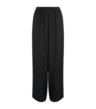 Shop Eskandar Wool Japanese Trousers In Black