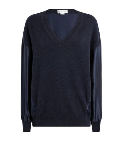 Shop Amanda Wakeley Cashmere Contrast Sweater