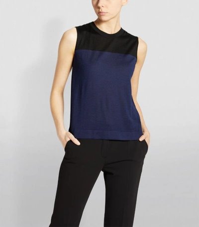 Shop Akris Bicolour Knit Tank Top