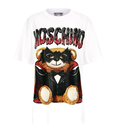 Shop Moschino Bat Teddy T-shirt