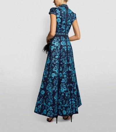 Shop Alice And Olivia Embroidered Nidia Gown