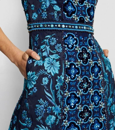 Shop Alice And Olivia Embroidered Nidia Gown