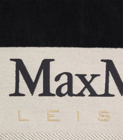 Shop Max Mara Cotton Logo Towel