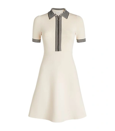 Shop Sandro Knitted Polo Dress