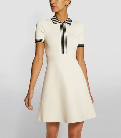 Shop Sandro Knitted Polo Dress