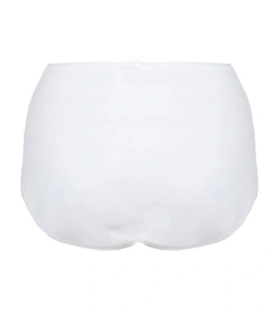 Shop Hanro Cotton Seamless Maxi Brief In White