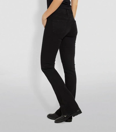 Shop 7 For All Mankind Bootcut Bair Jeans In Black