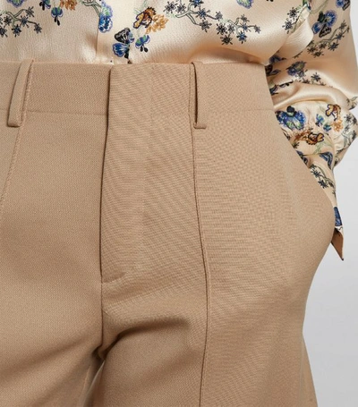 Shop Chloé Wool-blend Shorts