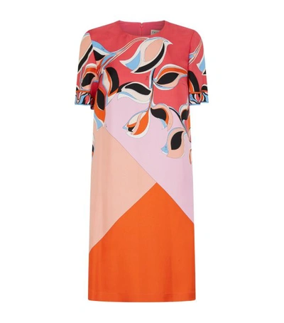 Shop Emilio Pucci Abstract Print Midi Dress