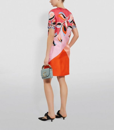 Shop Emilio Pucci Abstract Print Midi Dress