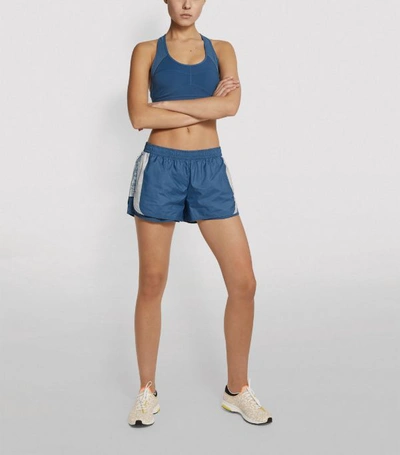 Shop Stella Mccartney X Adidas Reflective Trim Shorts