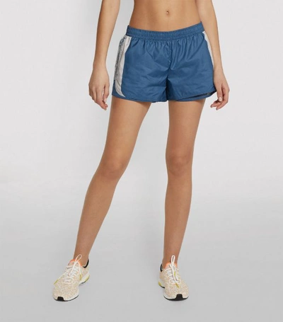 Shop Stella Mccartney X Adidas Reflective Trim Shorts