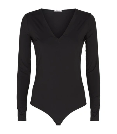 Shop Wolford Long-sleeved Vermont String Bodysuit