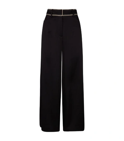 Shop Peter Pilotto Satin Culottes