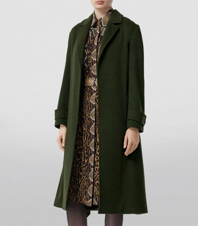 Shop Burberry Cashmere Wrap Coat