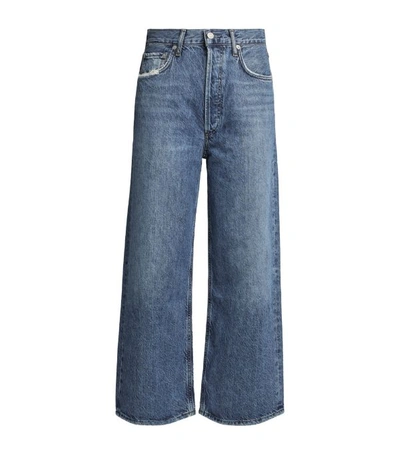 Shop Agolde Ren Wide-leg Jeans