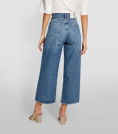 Shop Agolde Ren Wide-leg Jeans