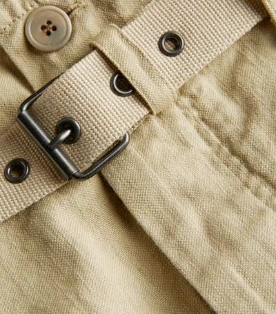 Shop Isabel Marant Étoile High-waist Rike Cargo Shorts