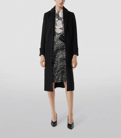 Shop Burberry Cashmere Wrap Coat