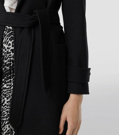 Shop Burberry Cashmere Wrap Coat