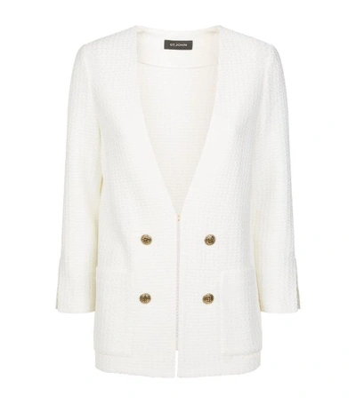 Shop St John Textured Knit Jacket