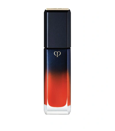 Shop Clé De Peau Beauté Radiant Liquid Rouge Shine Lipstick In White